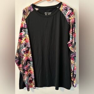 Rash Guard Fishing Under Scrub Long Sleeve Top 2XL